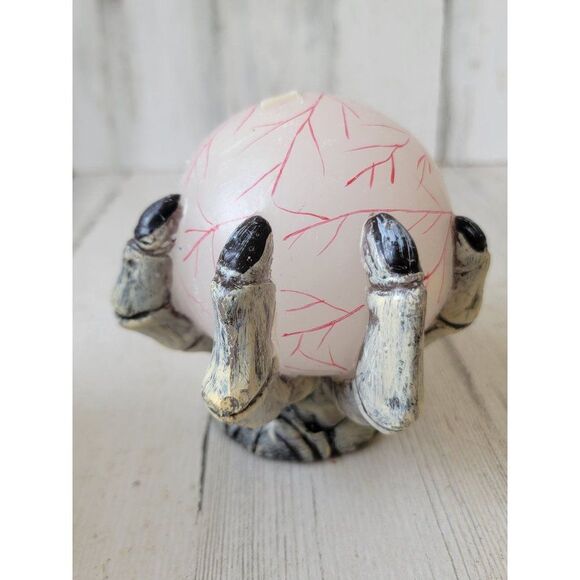 Halloween spooky eyeball candle witch hand skeleton prop decor - Picture 6 of 14